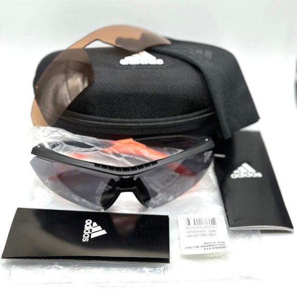 NEW ORIGINAL ADIDAS SP0016 02A Matte Black/Smoke Sunglasses 145mm main image 7